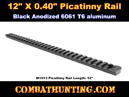 Picatinny Rail Blank  12