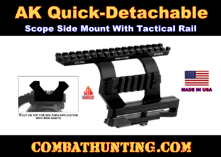 UTG Pro Quick Detach AK Side Mount-MTU016