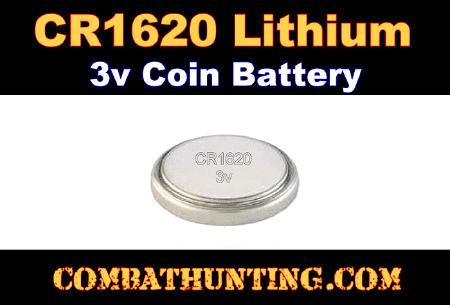 CR1620 3.0 Volt Lithium Coin Cell Battery