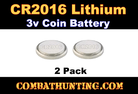 CR2016 Battery 2 Pack 3.0 Volt Lithium