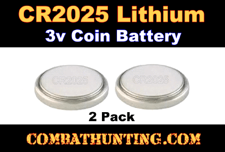 CR2025 Lithium Coin Batteries  QTY2