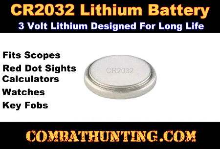 CR2032 Battery 3v Lithium Coin Cell