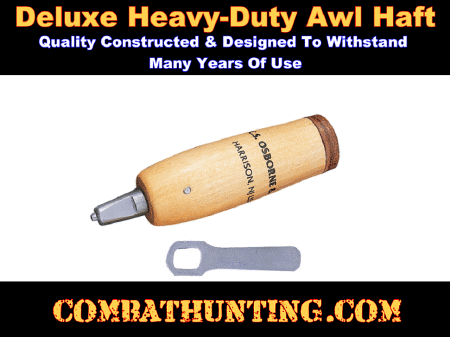 Deluxe Heavy-Duty Awl Haft Leather Working Tools