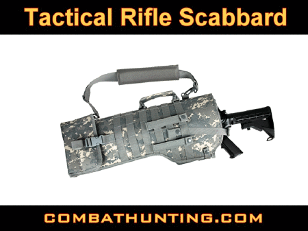 AR-15 Tactical Rifle Scabbard Digital Camo