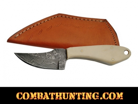 Damascus Steel Skinner Hunting Knife 6.5