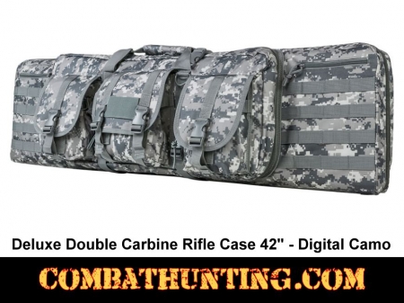 Double Carbine Rifle Case 42 Inches Digital Camo