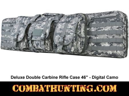 Double Tactical Rifle Case 46 Inches Digital Camo
