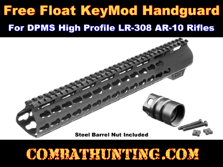 DPMS LR-308 Free Float Handguard High Profile KeyMod 13.5