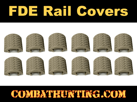 FDE Rail Covers Quad Rail Covers Flat Dark Earth