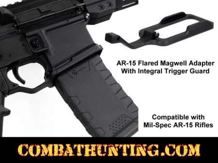 AR-15 Flared Magwell Adapter With Trigger Guard