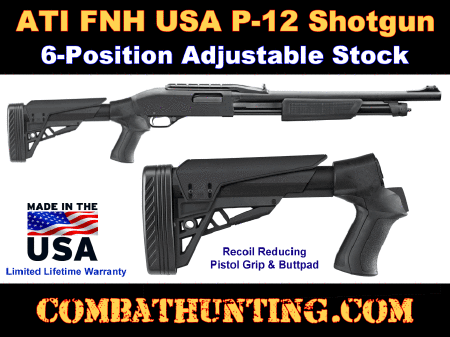 FN P-12 Shotgun Stock - T3 TactLite Shotgun Stock