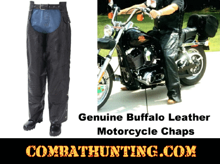 Leather Motorcycle Chaps