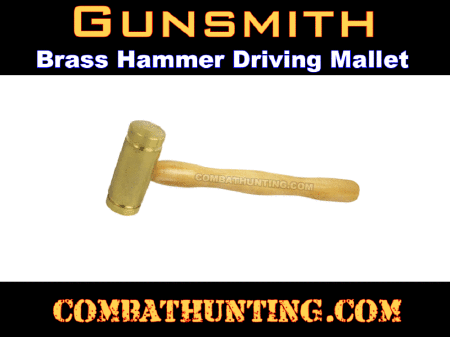 Gunsmith Brass Hammer Dual Head 7.50 oz