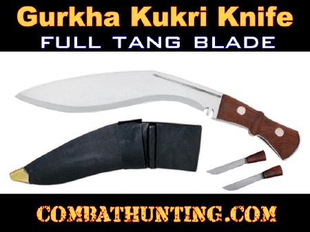Gurkha Kukri Knife Hand Made With Black Sheath