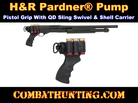 H&R Pardner Pump Pistol Grip & Side Saddle Shell Holder