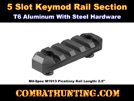 Keymod Picatinny Rail Section 5 Slot