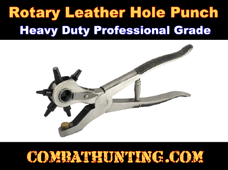 Rotary Hole Punch Pliers For Leather Belts Heavy Duty