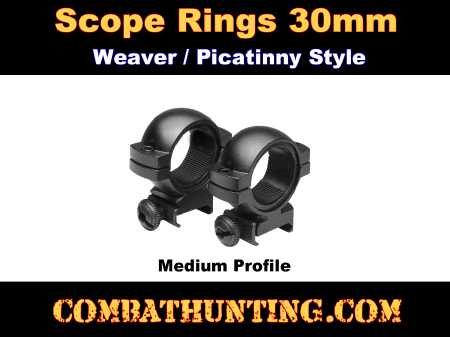 Scope Ring Weaver 30mm Medium Profile