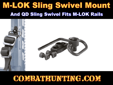 M-LOK QD Sling Mount And Swivel