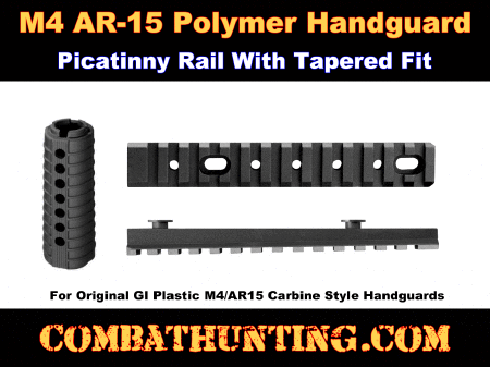 M4 AR-15 Polymer Handguard Picatinny Rail