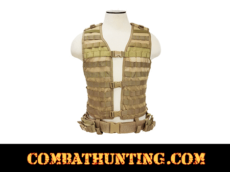 Tan Pals Molle Gear Modular Vest