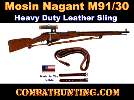Mosin Nagant 91/30 Leather Rifle Sling 