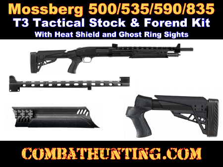 Mossberg 500 Tactical Stock Kit With Heat Shield
