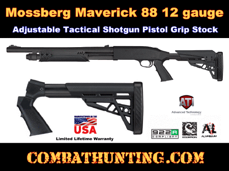 ATI Mossberg Maverick 88 Pistol Grip Stock Shotforce Adjustable TactLite