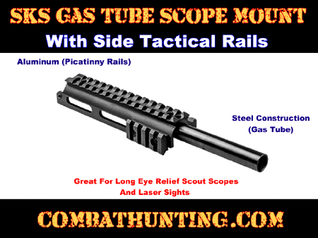 Sks Gas Tube Scope Mount With Picatinny Rails