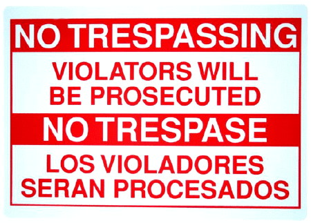 No Trespassing Signs For Your Property