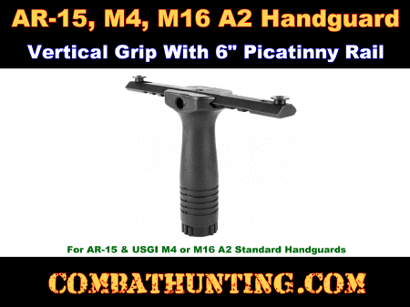 AR-15 M4 A2 Handguard Picatinny Rail With Foregrip