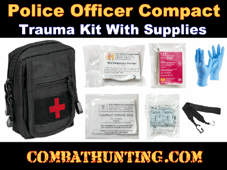 Compact IFAK Trauma Kit Level 1 Black