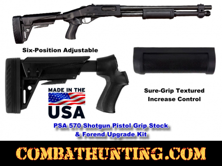 PSA 570 Shotgun Pistol Grip Stock & Forend Upgrade Kit