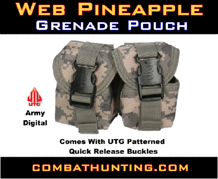 UTG Pineapple Grenade Pouch Army Digital Molle Pals
