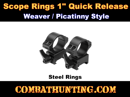 Ncstar Quick Release Scope Rings 1
