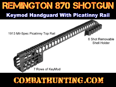 Remington 870 Tactical Rail System Keymod