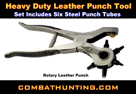 Professional Rotary Leather Punch Heavy Duty
