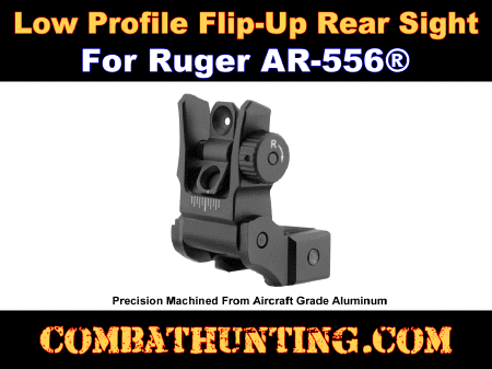 AR-556® Low Profile Flip-Up Rear Sight