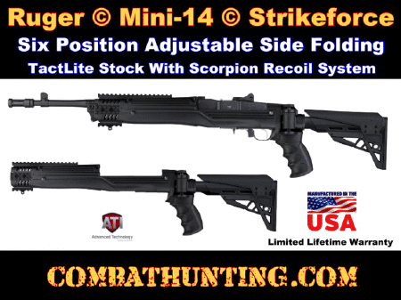 Ruger® Mini-14® Strikeforce Side-Folding Stock Black