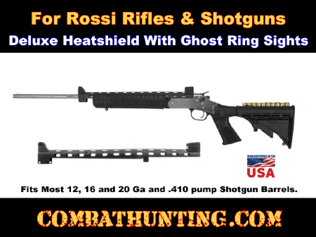 Deluxe Shotgun Heatshield With Ghost Ring Sights