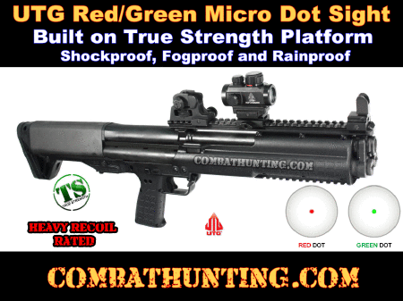 Tactical ShotgunRed/Green Micro Dot Sight QD Mount