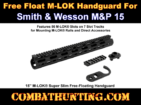 Smith and Wesson M&P 15 Free Float Handguard M-LOK 15 inch