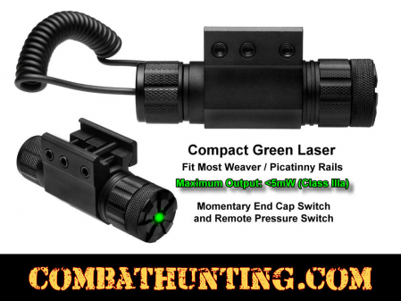 Tactical Green Laser Sight with Remote Pressure Switch