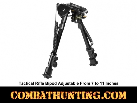 Tactical Rifle Bipod Adjustable From 7 to 11 Inches
