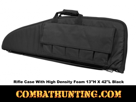Black Tactical Rifle Soft Gun Case 42