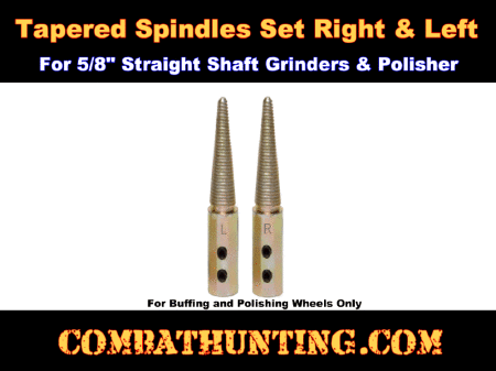 Tapered Spindles Set Right & Left 5/8