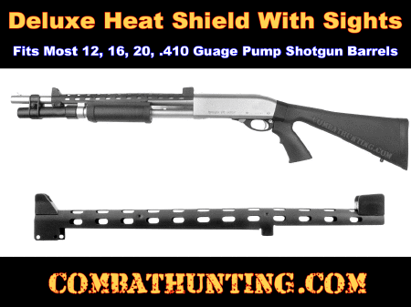 Universal Shotgun Heat Shield With Sight