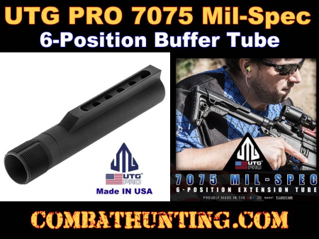 Mil-Spec Receiver Extension Buffer Tube 7075 UTG PRO