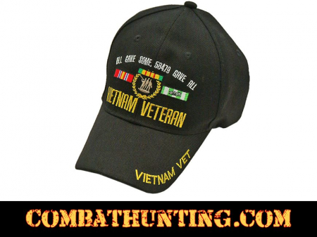 Vietnam Veteran Hat-Cap With Embroidery