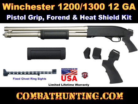 Winchester 1200/1300 Rear Pistol Grip, Forend & Heat Shield